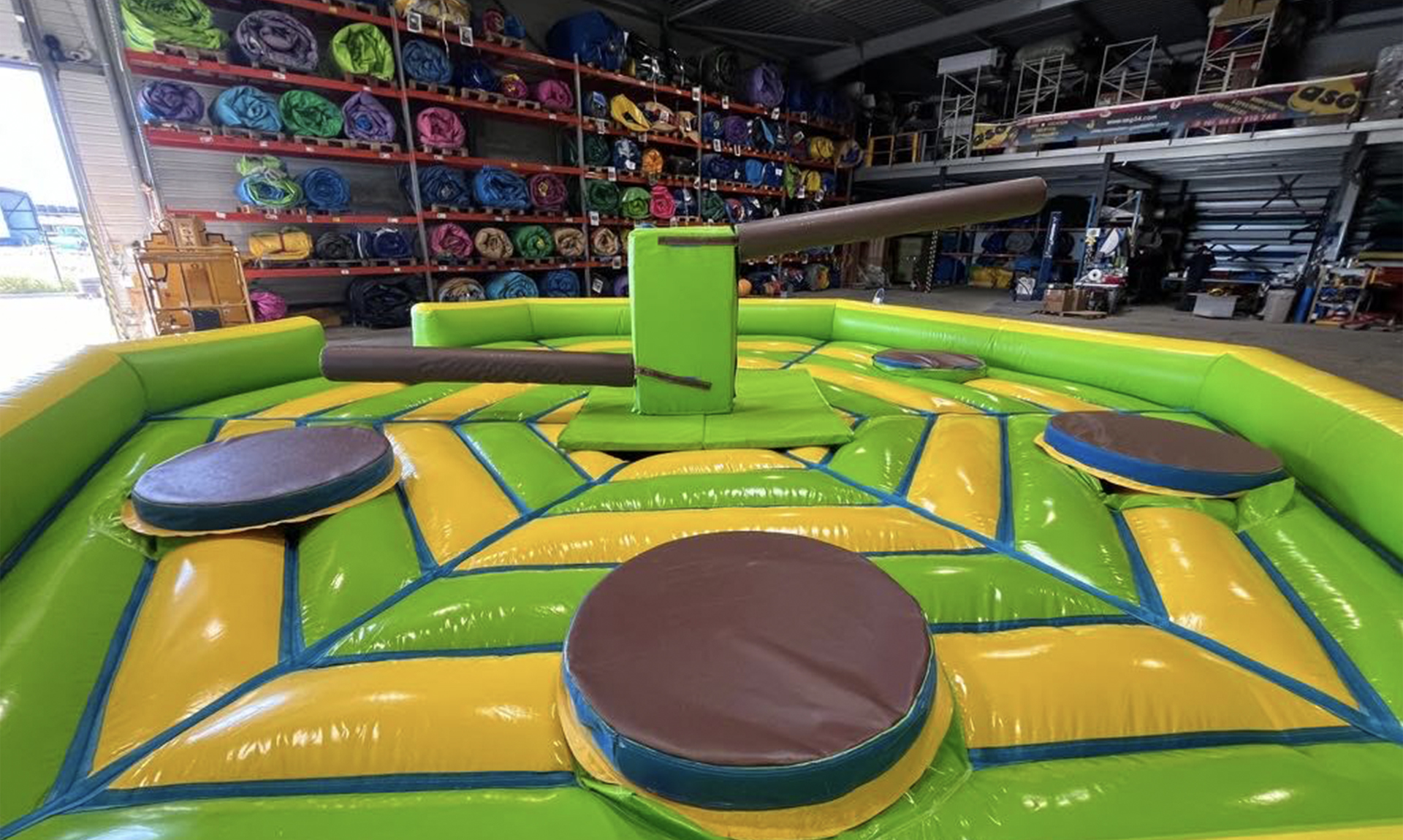 Balayeuse mécanique gonflable