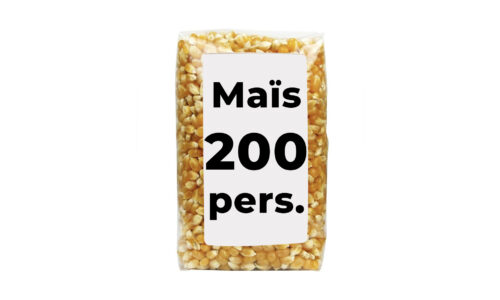 Fourniture Pop Corn 200 à 210p