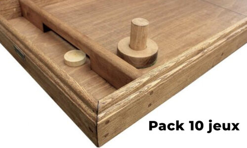 Pack de 10 jeux en bois